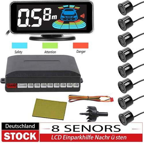 Lcd einparkhilfe schwarz - lcd, 8