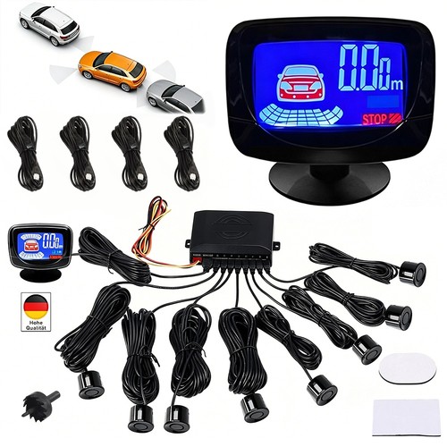 Lcd einparkhilfe 8 sensoren - lcd,